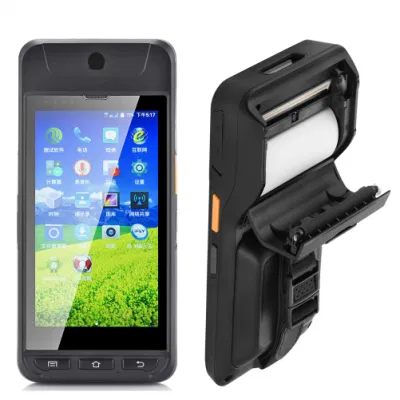 Mobile Computer PDA 5 Inch HD Screen Hf RFID Support NFC ID Card Reader Barcode Scanner Rugged Tablet